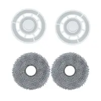 Set 2 mopuri si 2 suporti pentru mop PAA-home®, compatibili cu aspiratoarele model Roborock Q Revo P10