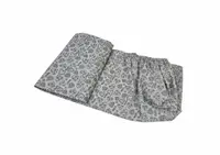 Set cearceafuri Gray Hearts patut bebelus 70x120 cm cu elastic din bumbac