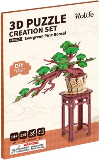Puzzle 3D - Bonsai Pin, 115 piese