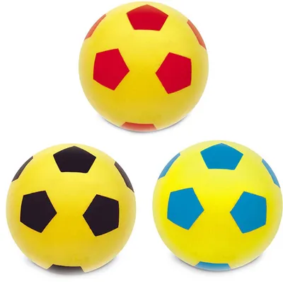 Jucărie pentru copii Mondo – Minge moale, 19 cm, assortiment