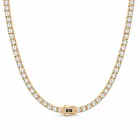 Colier Monaco Tennis Gold cu Aur 6MM