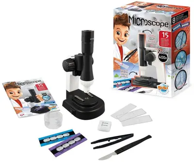 Microscop pentru copii Buki Sciences - Cu 15 experimente