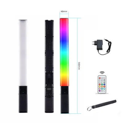 Tolifo ST-20B LED Bagheta Bicolor/RGB 56cm cu alimentator si telecomanda - Default Title