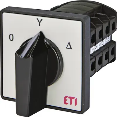 Comutator cu came CS 32 12 U 32A comutator stea triunghi Y-D montaj pe panou