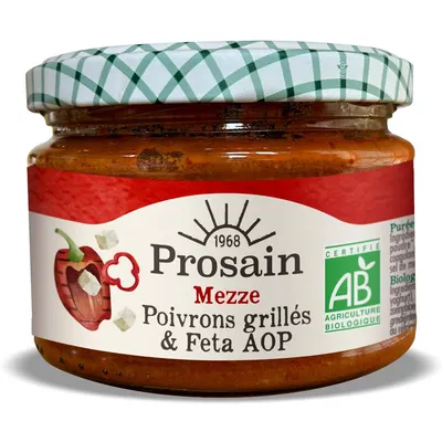 Aperitiv cu Ardei Copti si Branza Feta Ecologic/Bio 220g