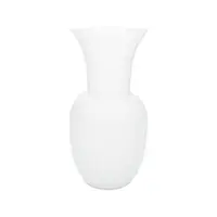 Vază albă din sticlă (înălțime 26 cm) – Brandani