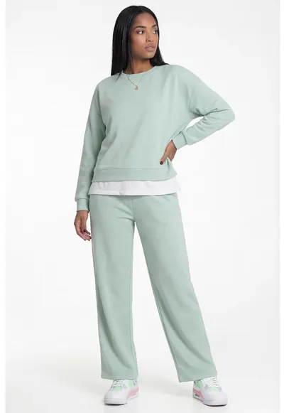 Trening dama - M1315 - verde - croiala clasica - viscoza