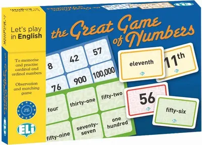 Joc educativ Eli The great games of numbers - New edition (Limba engleză)