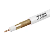 Cablu coaxial RG6 CU + Tresa CCA, rola 305m, TED