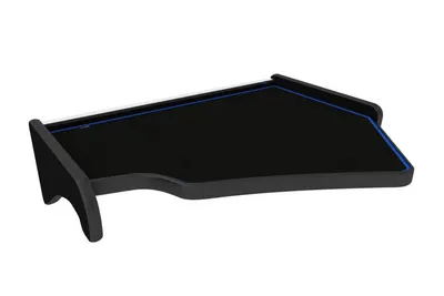 Masa centrala bord camion compatibila cu Scania R (01.2005-09.2016) DOAR Highline Cab, Negru cu cusatura albastra
