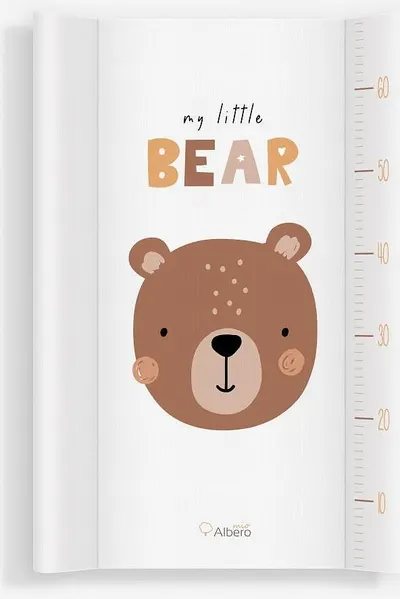 Saltea tare pentru înfășat Albero Mio - My Little Bear, 70 x 47 cm