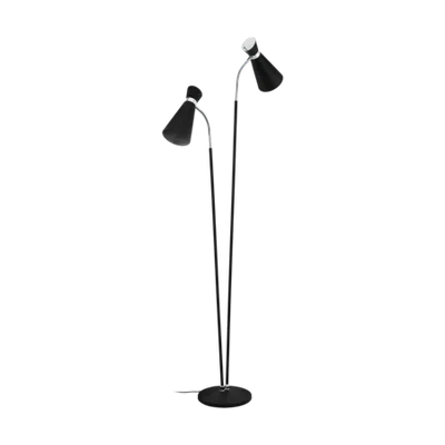 Lampa pardoseala SARDINARA negru, chrome 220-240V,50/60Hz