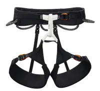 Harnais Petzl Aquila M negru cu FUSEFRAME, bucle DOUBLEBACK, 5 porte-matériels