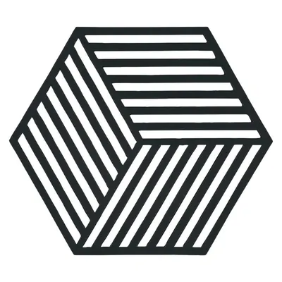 Suport pentru vase fierbinți Hexagon, negru