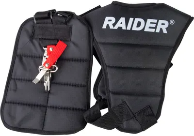 Ham pentru cositoare Raider -Cu bretele late, negru