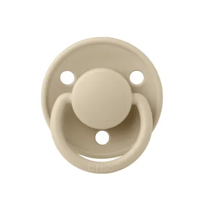 Suzeta cu tetina rotunda pentru +6 luni De Lux Vanilla, 1 bucata, Bibs