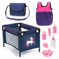 Patut pentru papusi, sac de dormit si accesorii Bayer 61754AC