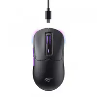 Mouse Gaming Wireless HAVIT MS969WB, RGB, 1000DPI - 16000DPI, BT / Wi-Fi / Wired, Negru