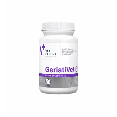 Supliment pentru caini in varsta Vet Expert GeriatiVet Dog Large Breed, 45 tablete
