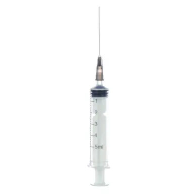 Seringa 5 ml 3 componente cu ac 22G, Narcis, 1 buc