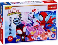 Puzzle Trefl din 60 piese - Aventură eroică cu Spidey