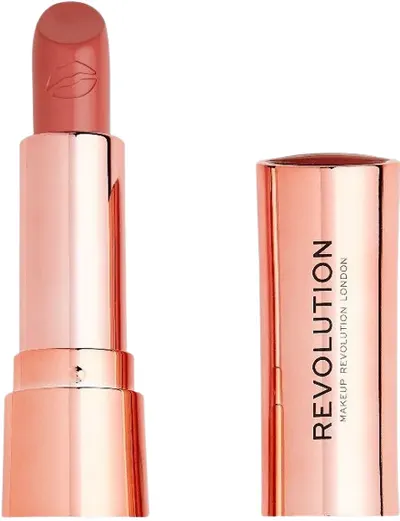 Makeup Revolution Satin Kiss Ruj Icon Nude, 3.5 g