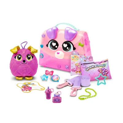 Jucarie de plus surpriza in gentuta, Glam Budies, Puppy Pups