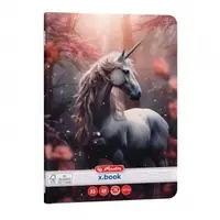 Caiet A5 48 file dictando, motiv Unicorn