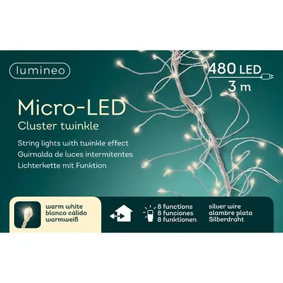 Instalatie decorativa - Micro LED Cluster Lights - Twinkle Effect - Outdoor