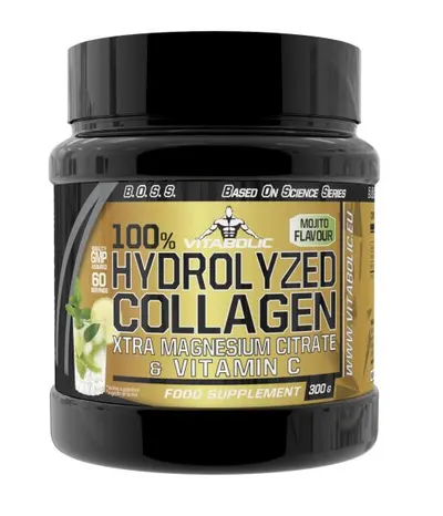 100% Hydrolyzed Collagen Mojito 300g