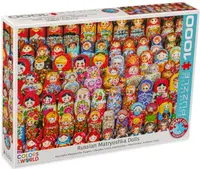 Puzzle Eurographics din 1000 de piese - Matrioska ruseasca