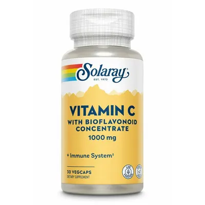 Vitamin C 1000mg (adulti) 30cps, Solaray, Secom