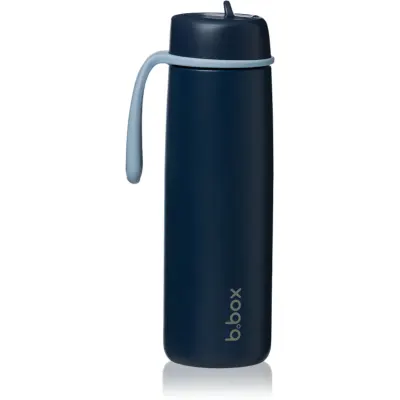 b.box Stainless Steel Thermos Bottle sticlă termos cu pai Midnight 1 buc