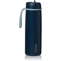 b.box Stainless Steel Thermos Bottle sticlă termos cu pai Midnight 1 buc
