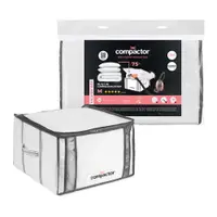 Cutie de depozitare pentru haine din material textil cu vacuum/cu pereți întăriți 42x25x25 cm Life – Compactor