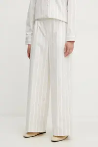 MM by Max Mara pantaloni de bumbac