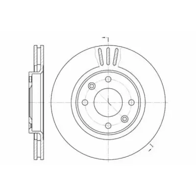 Disc frana REMSA 6603.10