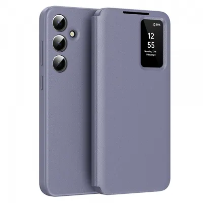 Husa pentru Samsung Galaxy S25 S931, Techsuit, SmartView, Mov