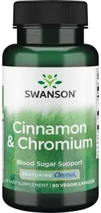 Cinnamon & Chromium, 60 capsule, Swanson