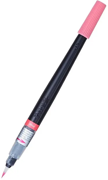 Pensula Pentel - Art Colours, roz