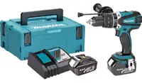 Șurubelniță cu impact cu acumulator Makita - DHP458RFJ, 18V, 3.0 Ah, 1.5-13 mm