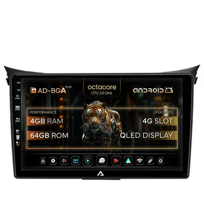 Navigatie Hyundai I30 (2012-2016), Android, A-Octacore 4GB RAM + 64GB ROM, 9 Inch - AD-BGA9004+AD-BGRKIT216V2