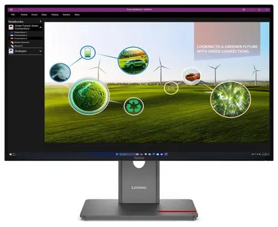 Monitor Lenovo - ThinkVision P27Q-40, 27'', QHD, IPS, 120Hz, USB Hub