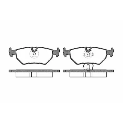Set placute frana, frana disc REMSA 0265.10