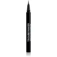 Trouble Maker Nova Glitter Liquid Eyeliner Pen creion de ochi, cu sclipici culoare Black Hole Black 0.5 ml