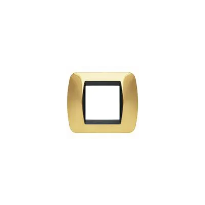 Placa ornament 7 module Auriu Bticino Living