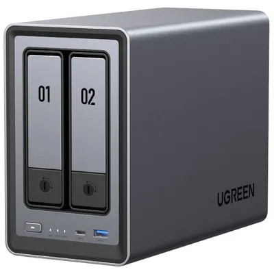 Dispozitiv NAS Ugreen - DXP2800, 8GB, gri