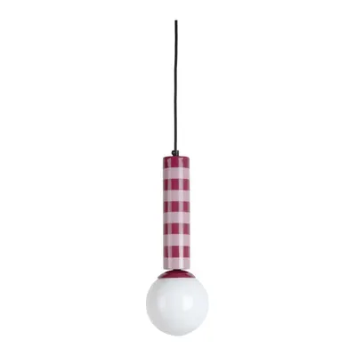 Lustră mov din metal ø 12 cm Rayado – Leitmotiv