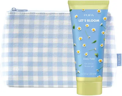 Pupa Let's Bloom Gel de duș Daisy Field, 200 ml + Penar