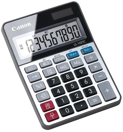 Calculator Canon - LS-102TC, 10 cifre, gri